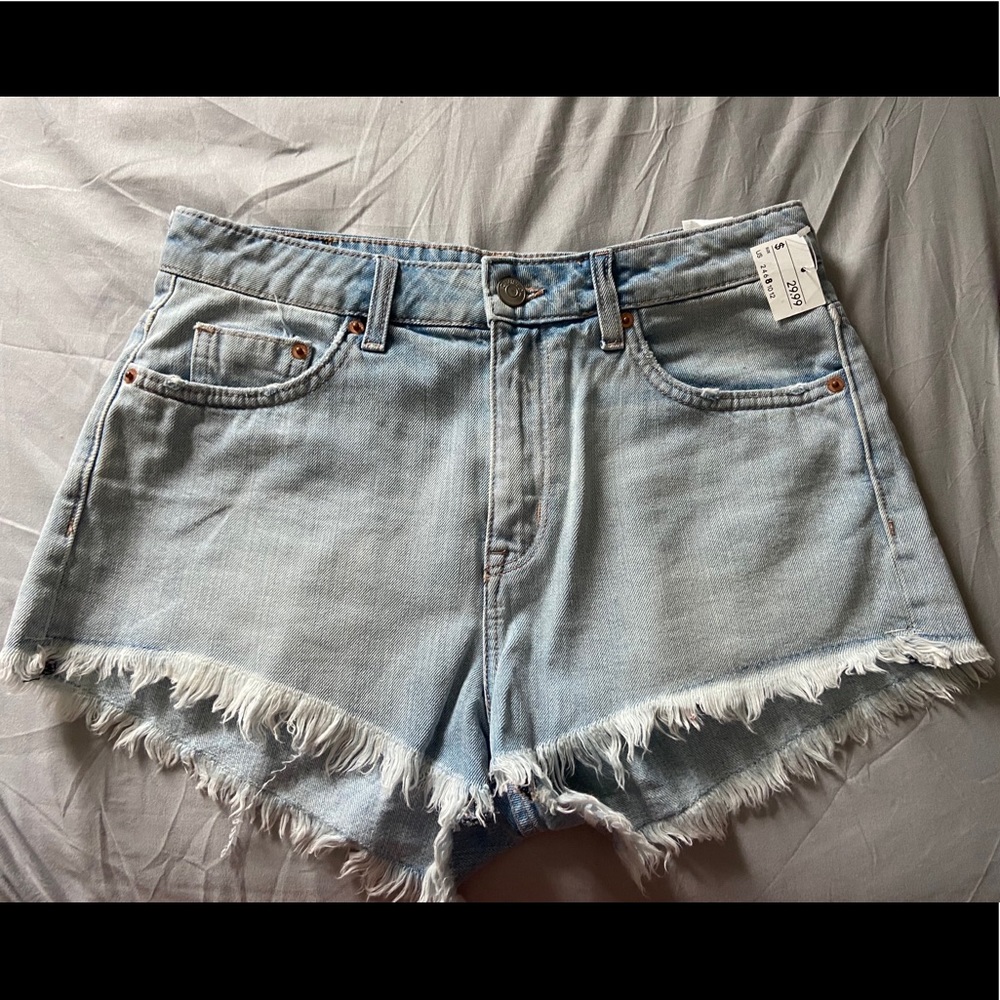 H&M High Waisted Jean Shorts
